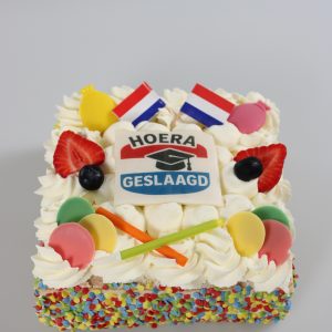Geslaagd taartje